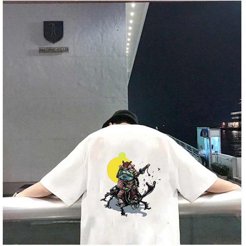 Áo thun unisex form rộng phong cách Nhật Bản đẹp độc lạ vải dày mịn 2019T1647