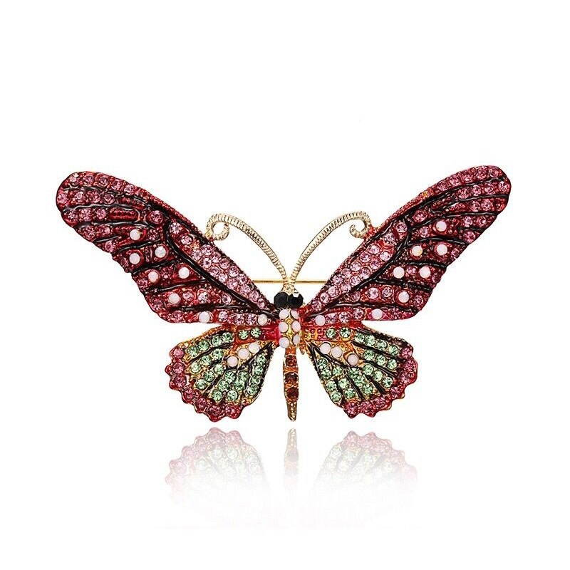 Butterfly Brooch Pin Women Vintage Brooches And Pins Insect Luxury Big Brooch For Scarf Best Gift