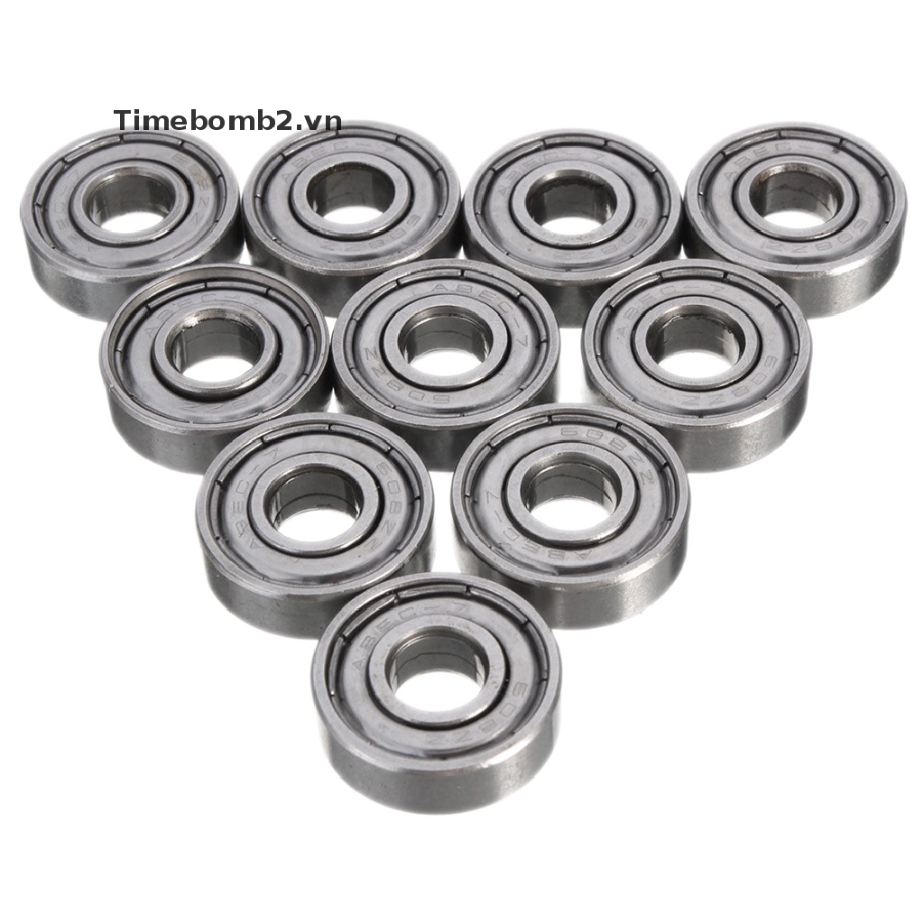 Bộ 2 Ván Trượt ABEC-5 608-Z Màu Bạc Chất Lượng Cao