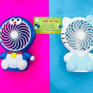 Quạt để bàn cầm tay mini hình thú