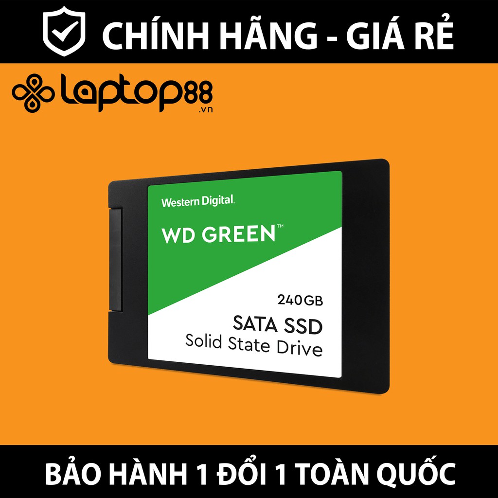 Ổ cứng SSD 2.5 inch 120GB/ 240GB WD Green - Hàng chính hãng- Bảo hành chính hãng 36 tháng  1 đổi 1