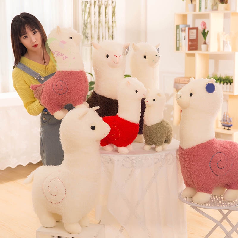 Thú nhồi bông hình Alpaca thiết kế dễ thương và vô cùng đáng yêu