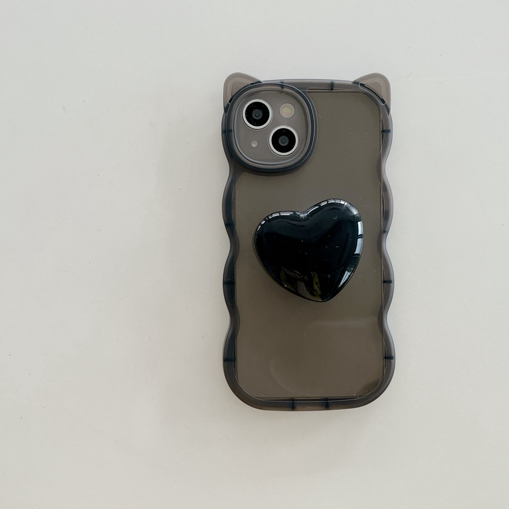 Ốp Điện Thoại Hình Tai Mèo Gắn Dây Đeo Cho Iphone 12 pro max 13 13 pro max11 pro max xs max xr x