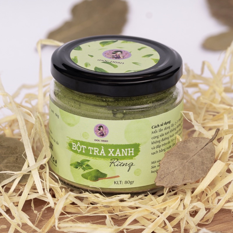 Bột Trà Xanh đắp mặt Mộc Nhan