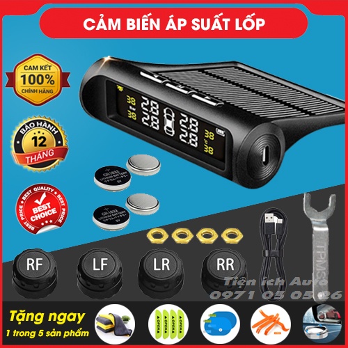 Cảm biến áp suất lốp TPMS màn hình led màu - Bản quốc tế | tienich_auto