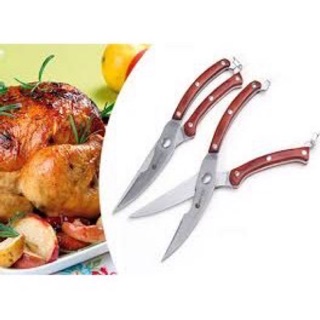 Kéo cắt gà cán gỗ nhật bản