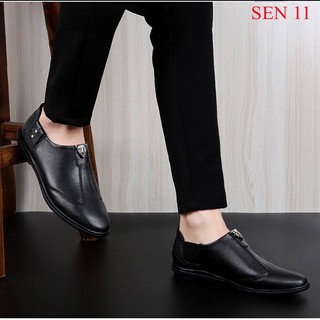 (SEN 11 ) GIẦY DA BÒ THỦ CÔNG 100%..bảo hành 12 tháng