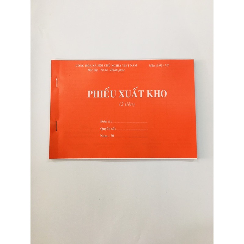 Phiếu xuất kho 2 liên A5 cao cấp 60 trang