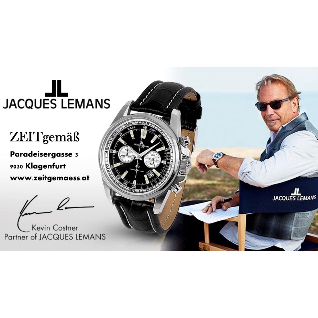 Đồng hồ nam Jacques Lemans JL-1-1830A - Size mặt 42 mm