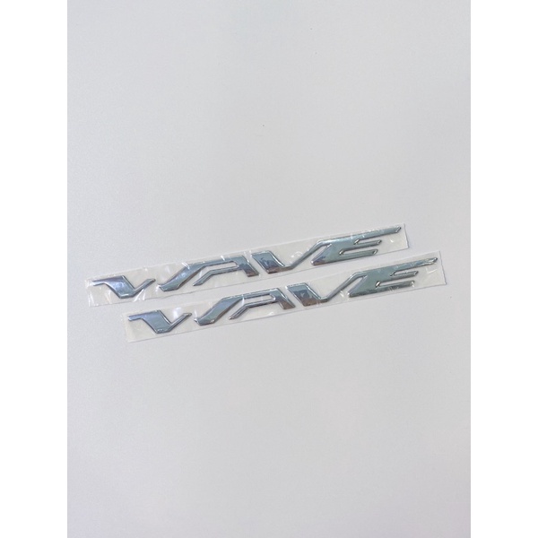 Bộ tem dán xe chữ Wave 125i nổi, mẫu Wave Thái hàng cao cấp có sẵn keo dán