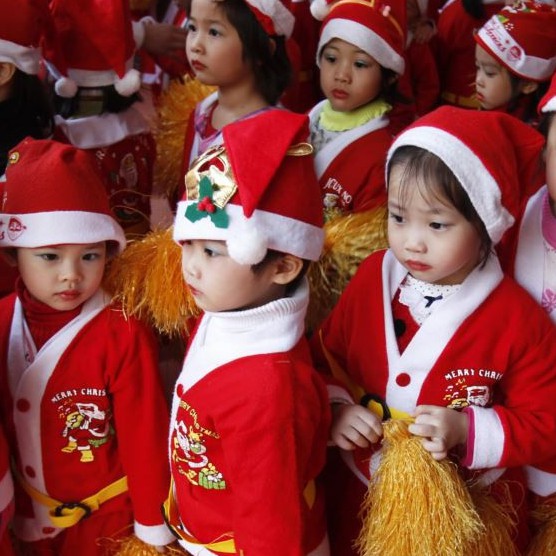 Bộ quần áo ông già Noel cho bé trai - Quần áo hóa trang ông già Noel