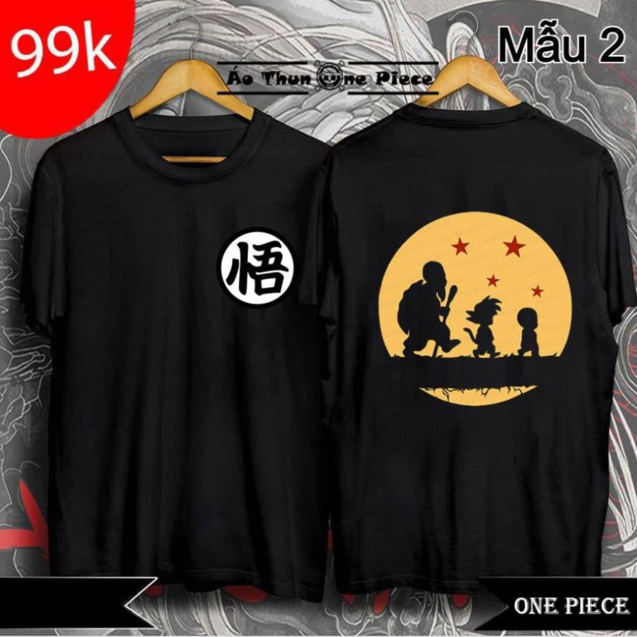 Áo Thun Dragon Ball Songoku Krillin và Quy lão Kame "HAKUNA MATATA" Cực Ngầu, Cực chất - Áo Thun One Piece 💖