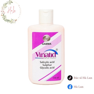 ✅ Sữa tắm, rửa mặt giảm mụn, giảm dầu Vinatid 150ml