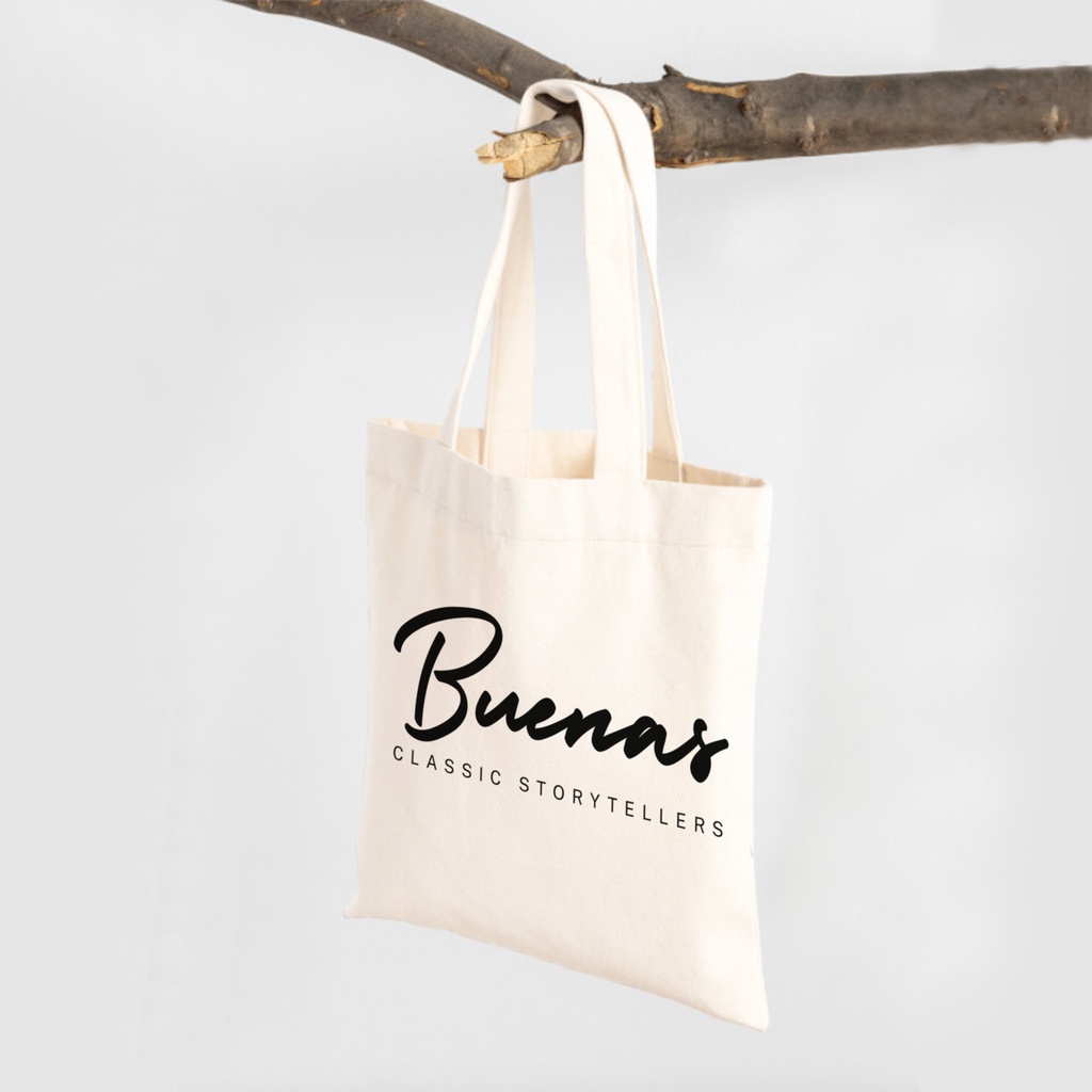 Túi tote vải canvas đeo chéo hàn quốc Buenas đi học giá rẻ Buenas - BC01