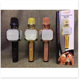 Micro karaoke sd-10 kèm loa buetooth chính hãng