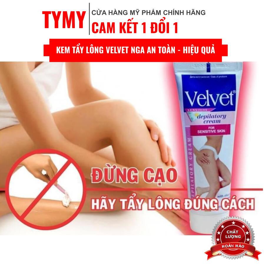 Kem tẩy lông velvet tẩy sạch lông trong 5 phút an toàn cho da (CAM KẾT CHÍNH HÃNG hàng chính hãng Nga)