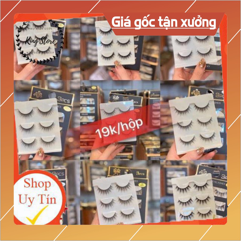 Mi Chồn ⚡️ Mi 3 cặp ⚡️  Nhiều Mã