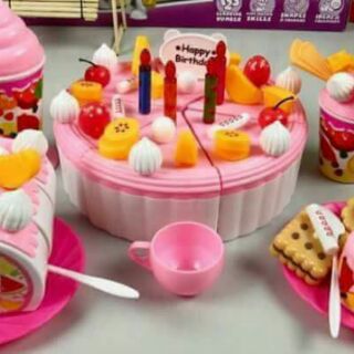 BỘ ĐỒ CHƠI CẮT BÁNH SINH NHẬT LUXURY FRUIT CAKE