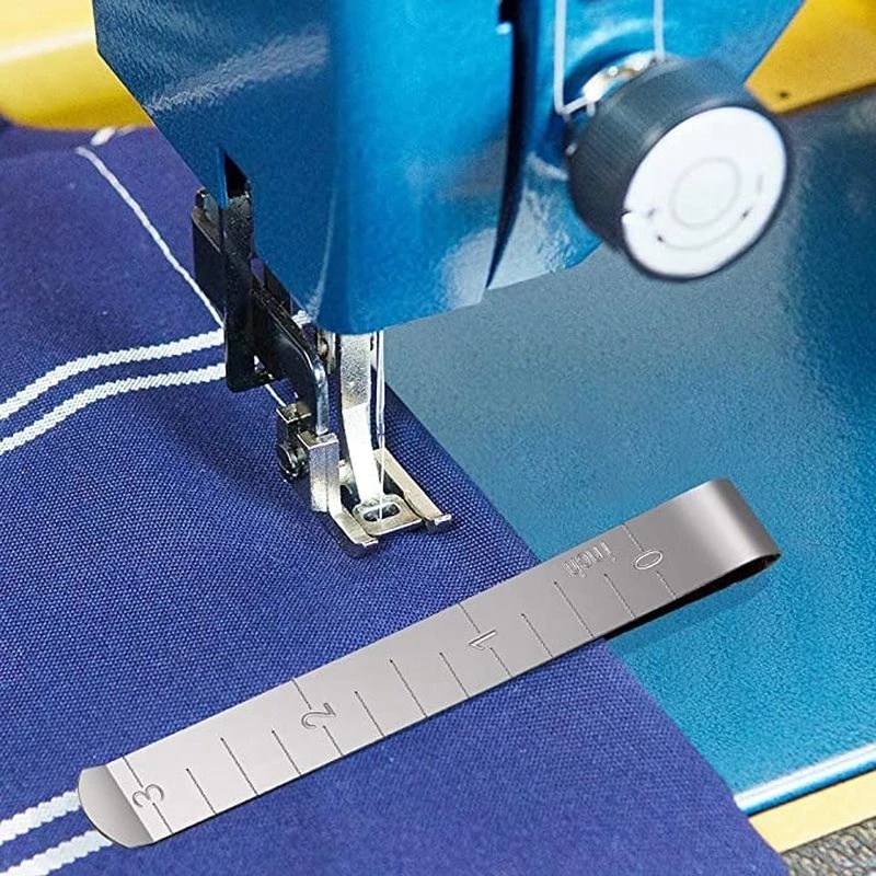 Kẹp Kim Loại / Thước Đo Bằng Thép Không Gỉ Chuyên Dụng Cho May Vá DIY