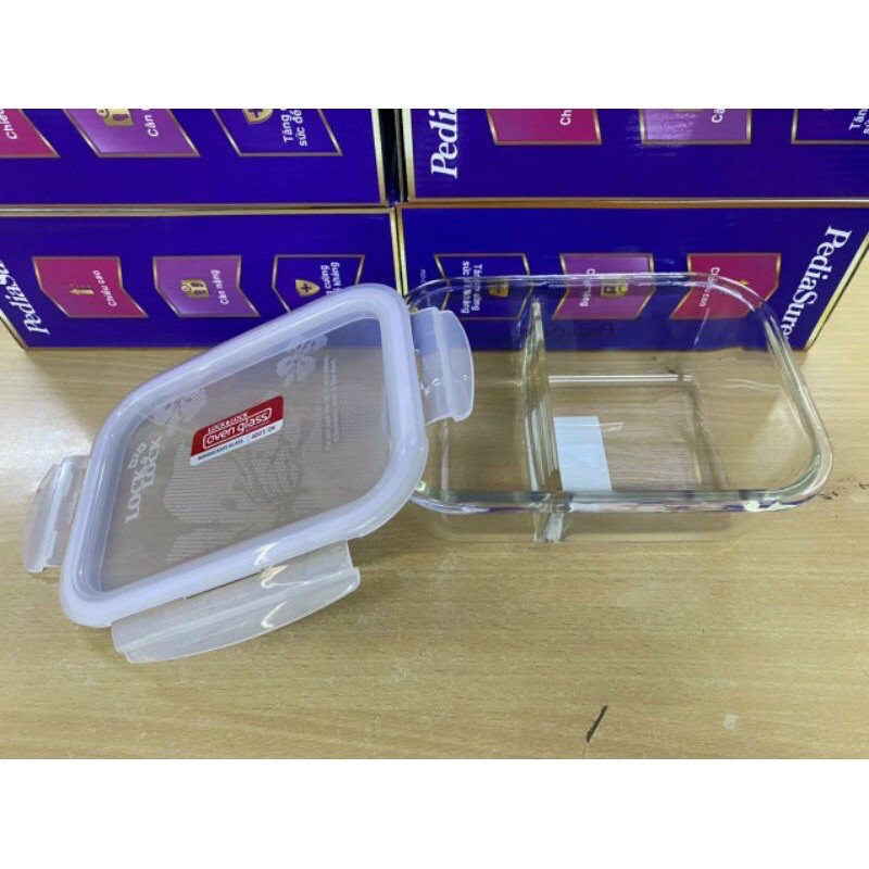 HỘP CƠM VĂN PHÒNG THUỶ TINH LOCK & LOCK CAO CẤP  QKM PEDISSUA | BigBuy360 - bigbuy360.vn