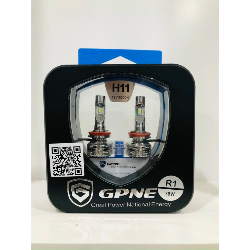 Bộ 02 bóng đèn led ô tô GPNE R1 siêu sáng có canbus chân H4, 9005, 9006, H7, H1, H11, 9012