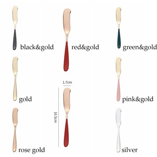 ALISON Multi Function Butter Spreader Stainless Steel Cheese Spreader Butter Scraper Tableware Restaurant Supplies Kitchen Gadgets Dining for Dessert Cutlery Cheese Tool/Multicolor