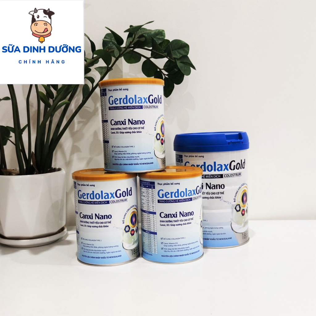 Sữa canxi Gerdolax Gold 400g, Sữa canxi cho người lớn, Sữa canxi cho người già, ngăn ngừa loãng xương