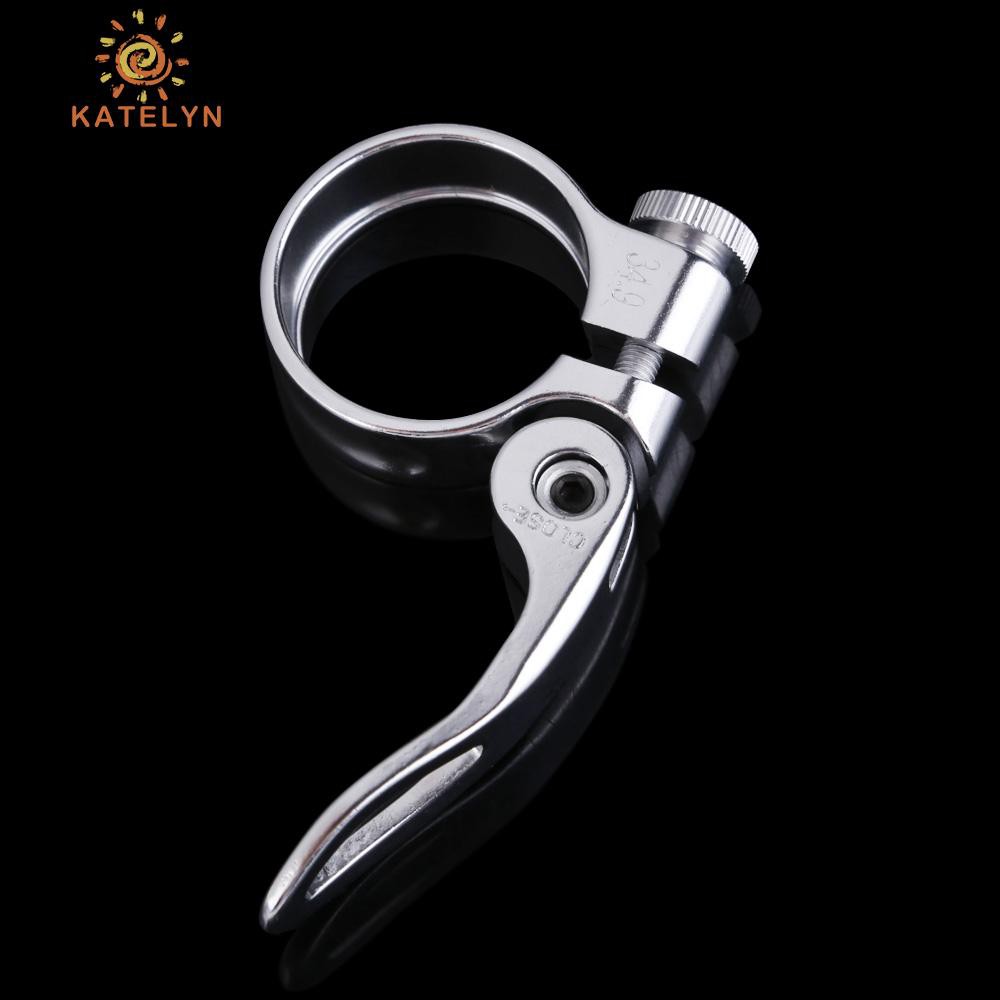 ♡ 34.9mm MTB Bike Saddle Seat Post Clamp Quick Release QR Style New♡