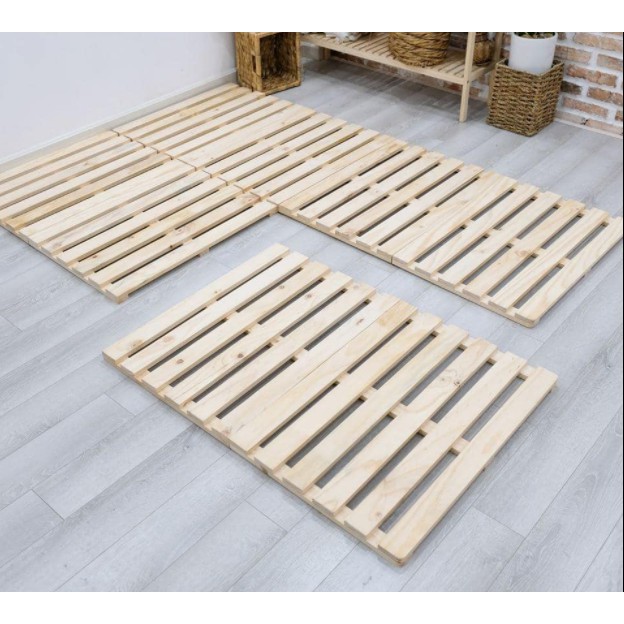 Giường Ngủ Pallet Gập Gỗ Thông GUGO House Gấp Xếp Gọn Thông Minh Kiểu Nội Thất Lắp Ráp