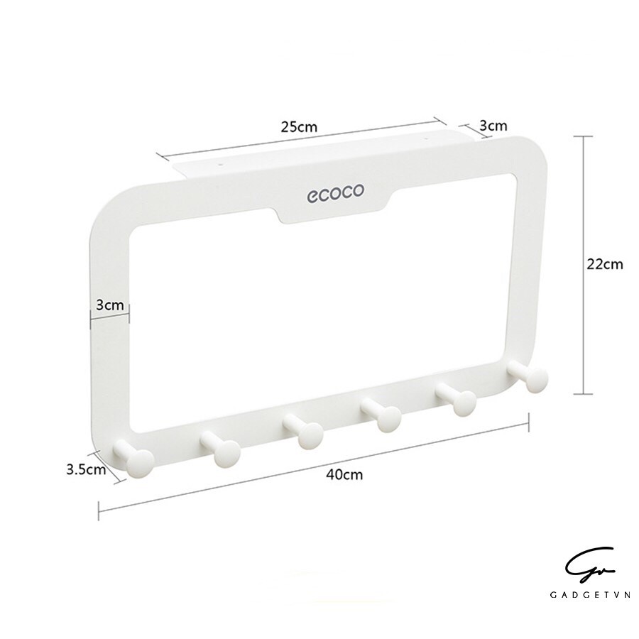 Móc treo cánh cửa đa năng Ecoco 1605