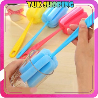 ✧Yukshoping✧ R012 Bàn Chải Bọt Làm Sạch Chai Nhập Khẩu