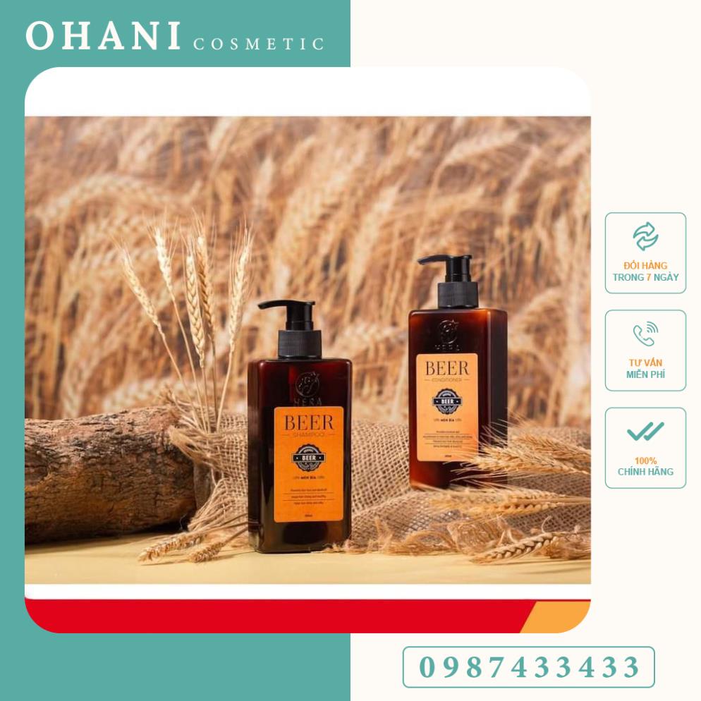 Combo dầu gội men bia + dầu xả + dưỡng tóc Hera Chính Hãng