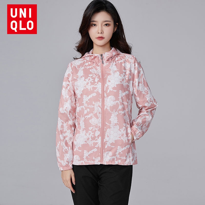 Uniqlo Áo Khoác Chống Nắng Gió Chống Tia UV Siêu Nhẹ Thoáng Khí Họa Tiết Rằn Ri Thời Trang Cho Nam Và Nữ 2022