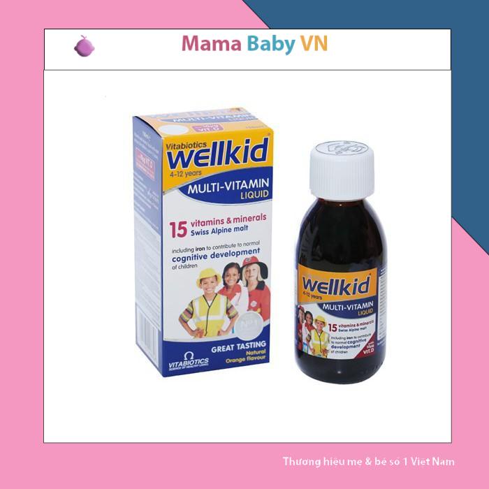 [Chính Hãng]  well kid cho bé từ 4 tuổi (vitamin&amp;canxi)