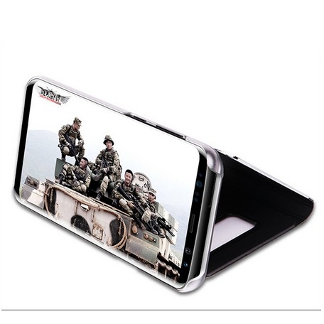 Ốp lưng ASUS Max Pro M2 ZB631KL thông minh Flip Cover Đứng xem Clear Mirror cover