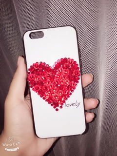 Ốp tim đá đỏ ip6/6s