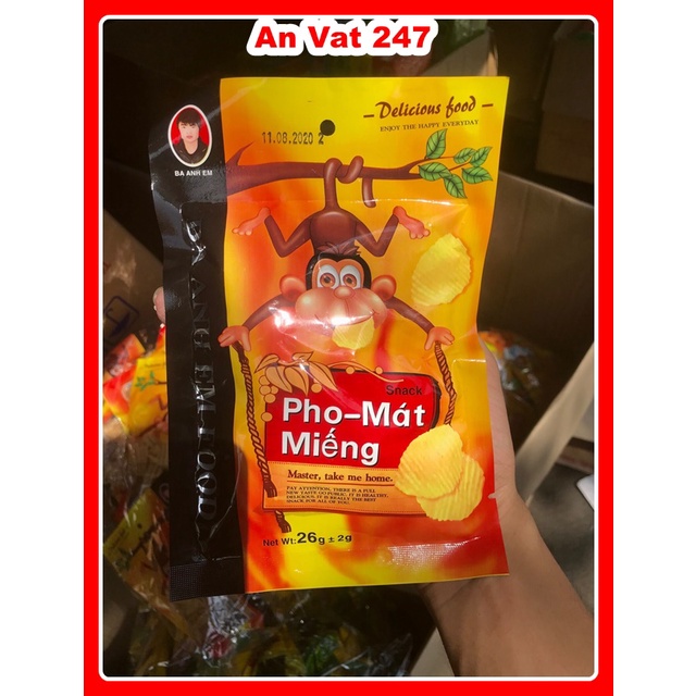 [ RẺ ]Snack pho mat miếng Ba Anh Em Food Chất Lượng Ngon Hấp Dẫn [ Siêu Hot ]