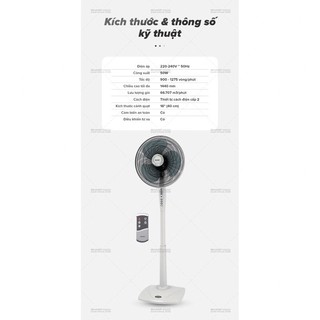Quạt cây khiển Sharp S40rv-Wh