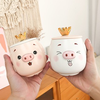 Cốc trà, cà phê gốm sứ hình mặt cười hoặc mặt mếu