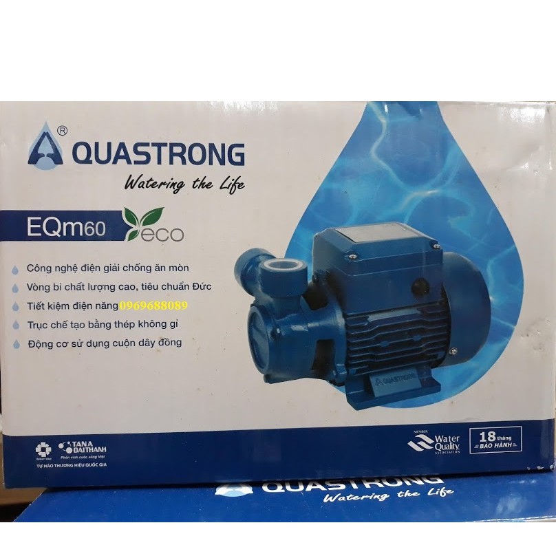 MÁY BƠM NƯỚC ĐẨY CAO AQUASTRONG EQm60 -370w  - SẢN PHẨM CAO CẤP CỦA TẬP ĐOÀN TÂN Á ĐẠI THÀNH