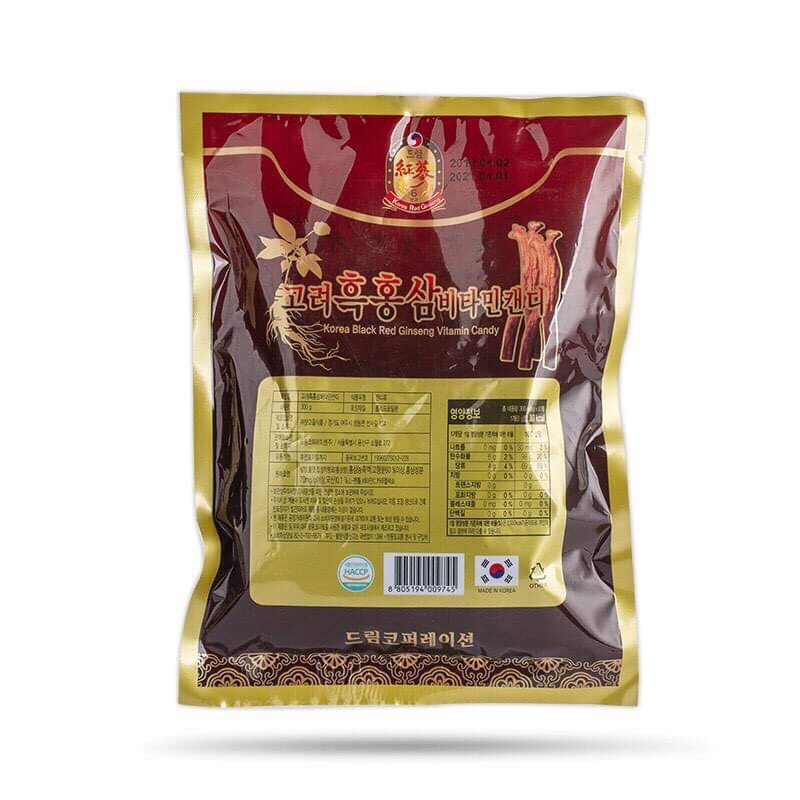 Kẹo Hắc hồng sâm ngậm, gói 300gr | BigBuy360 - bigbuy360.vn