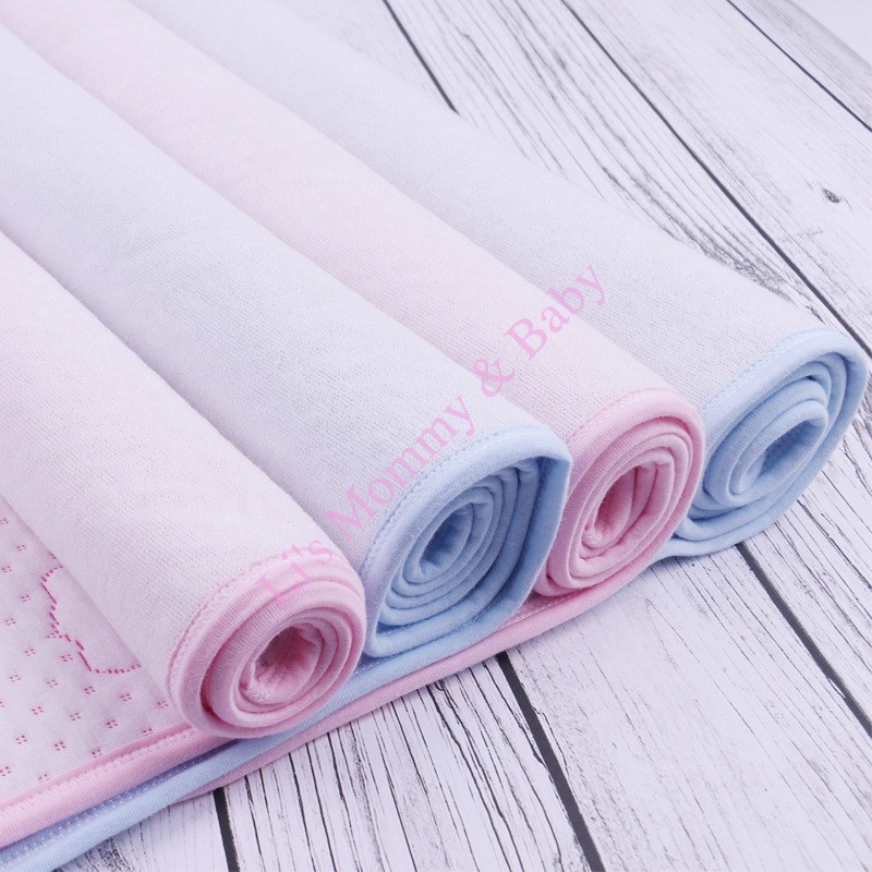 Tấm lót chống thấm 4 lớp cho bé sơ sinh thay tã bỉm cotton mềm mại cao cấp an toàn thoáng khí Mã TL905