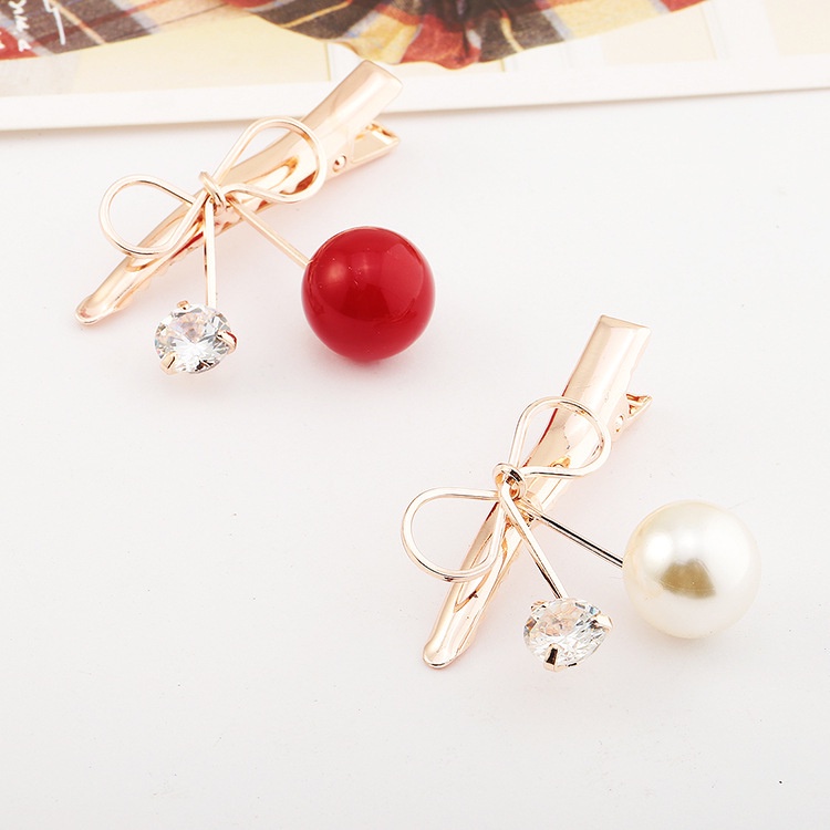 Kẹp Tóc Quả Cherry Zircon 2022