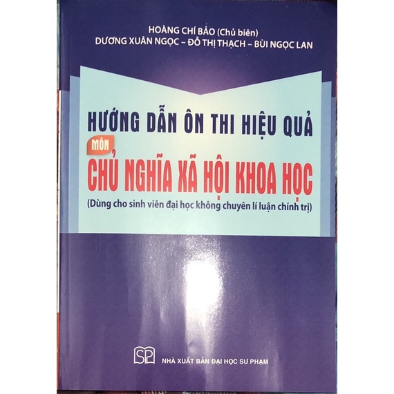 Sách - Hướng dẫn ôn thi hiệu quả môn chủ nghĩa xã hội khoa học