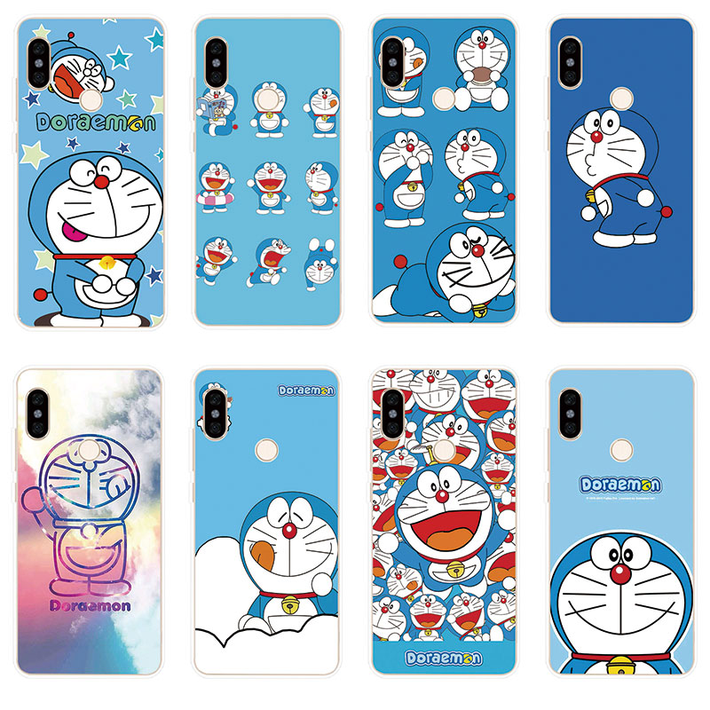 Ốp lưng TPU mềm Xiaomi Redmi Note 4 4X 5A Prime 5 6 Pro Doraemon hoa văn