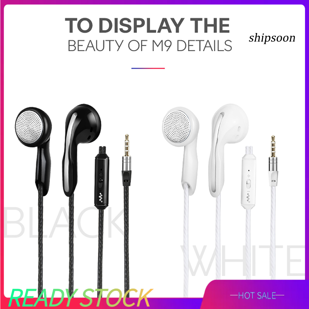 snej  Stereo 3.5mm In-ear Earbuds Earphone Universal Headphone with Mic for Smartphone