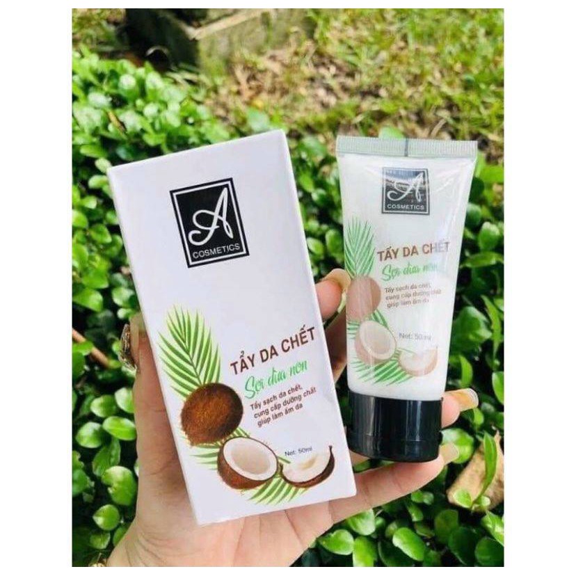 (CHÍNH HÃNG 100%) TẨY DA CHẾT SỢI DỪA NON A cosmetic