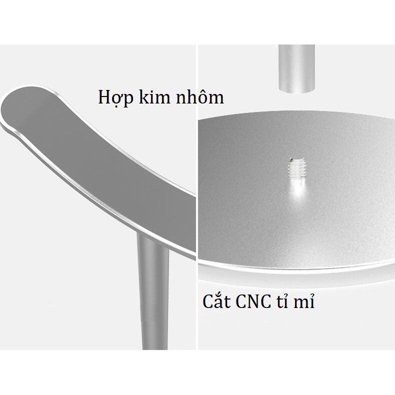 Giá treo tai nghe hợp kim nhôm nguyên khối cho tai nghe chụp tai TREOTAI-NHOM2