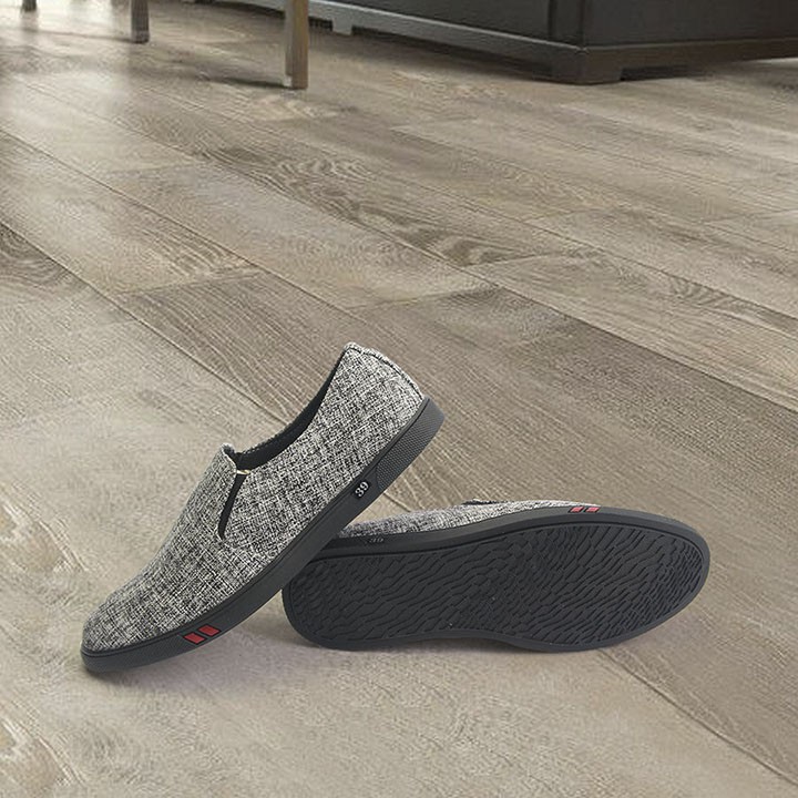 Giày lười nam phong cách G278 (Xám đế đen) | BigBuy360 - bigbuy360.vn