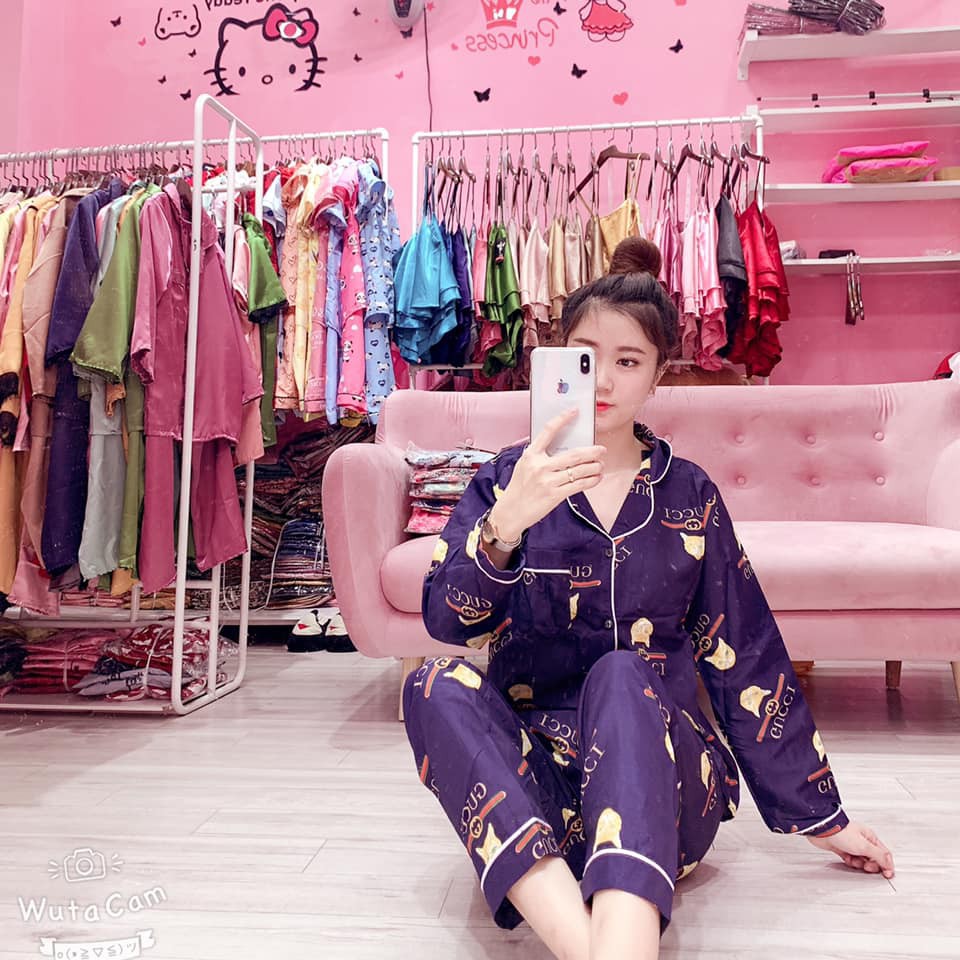 Bộ Pijama kate thái siêu chất (Tay dài, quần dài) | SaleOff247